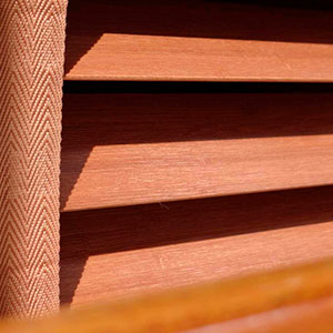 Persiana Horizontal de Madeira