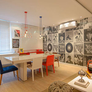 Persiana Horizontal de Madeira Sintética